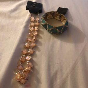 Necklace and bracelet